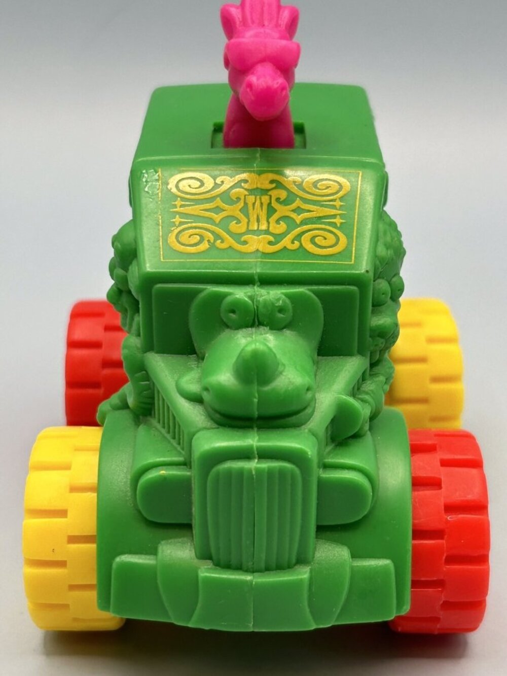 1995 Vintage Wendy’s Mega Wheels Green Circus Truck